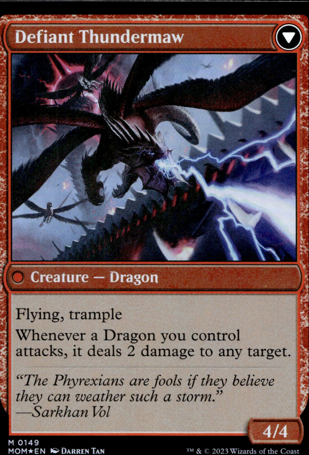 Invasion of Tarkir #149 Foil March of the Machine NM