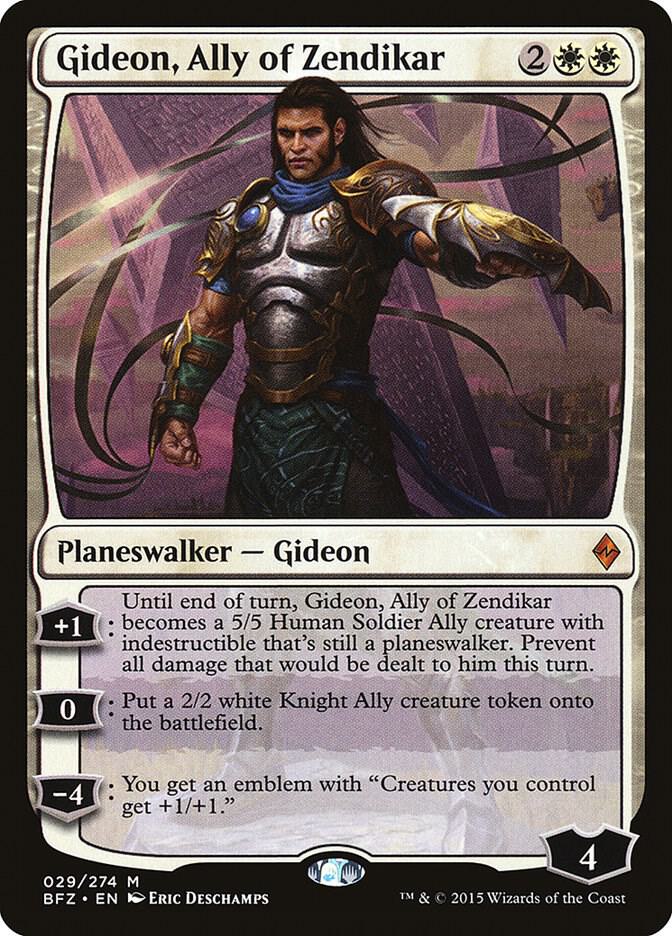 Gideon, Ally of Zendikar #29 Battle for Zendikar NM