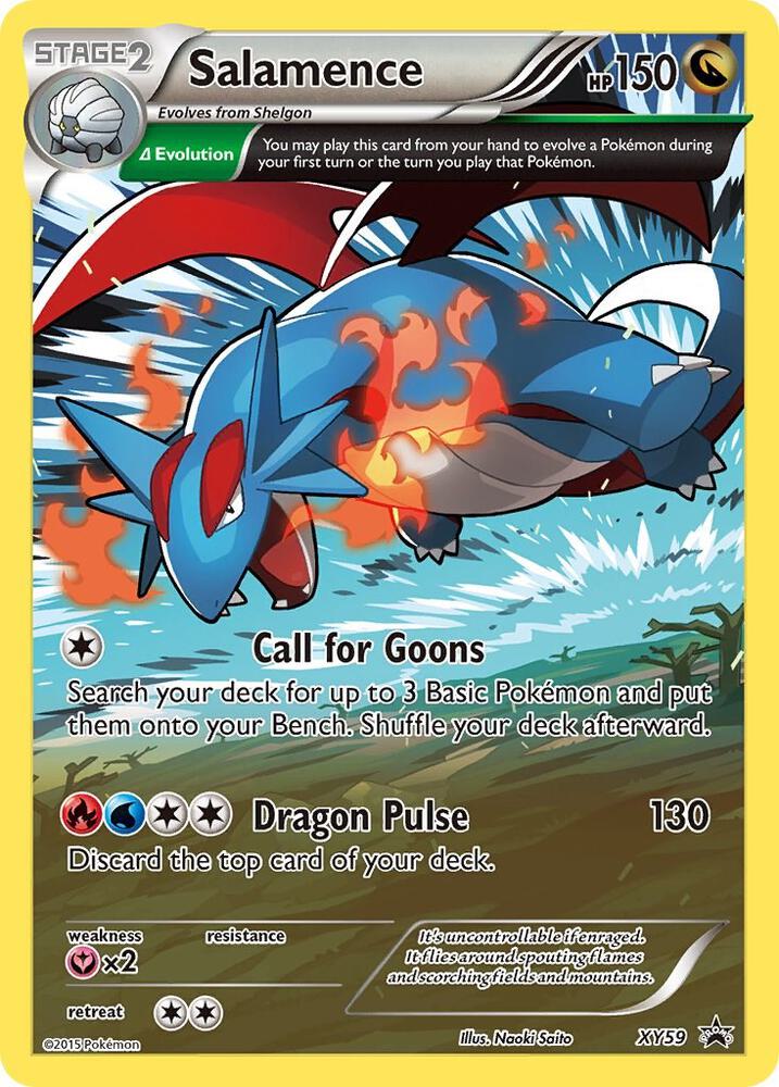 Salamence - XY59 Holo XY Promos MP
