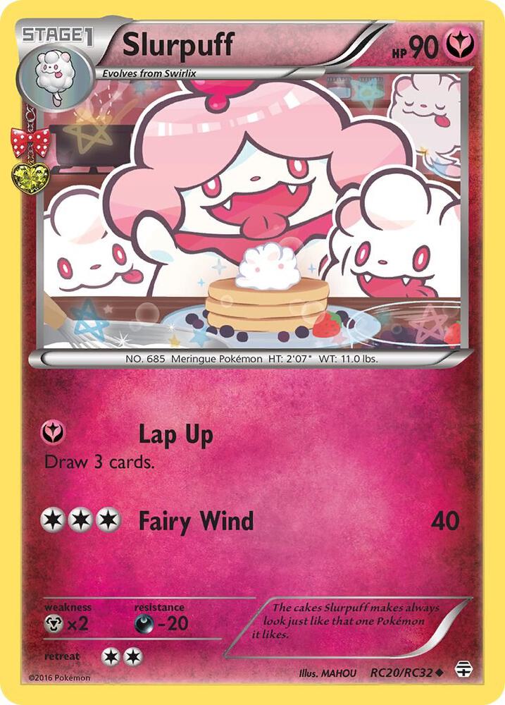 Slurpuff RC20/RC32 Holo Generations: Radiant Collection NM