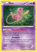 Mew 29/124 Reverse Holo XY - Fates Collide NM