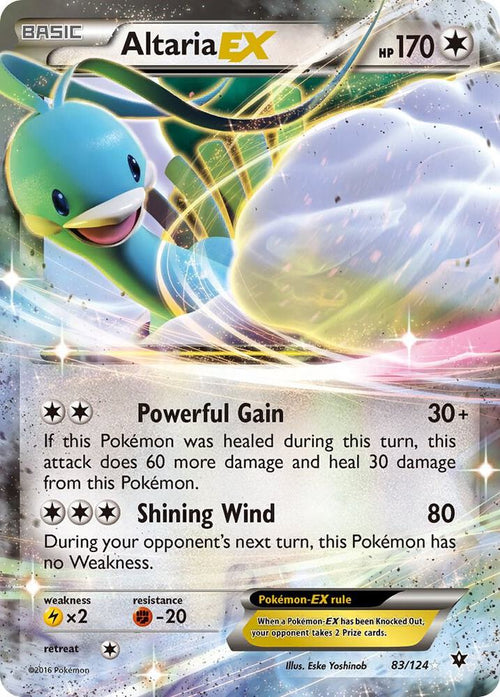 Altaria EX 83/124 Holo XY - Fates Collide HP
