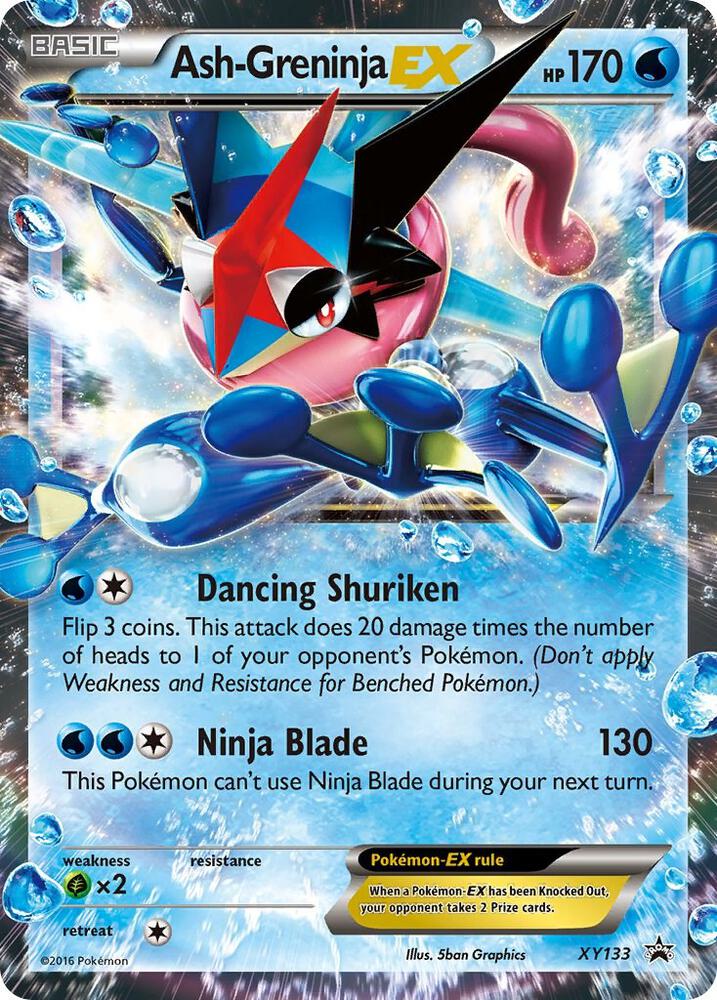 Ash-Greninja EX XY133 Holo XY Promos LP