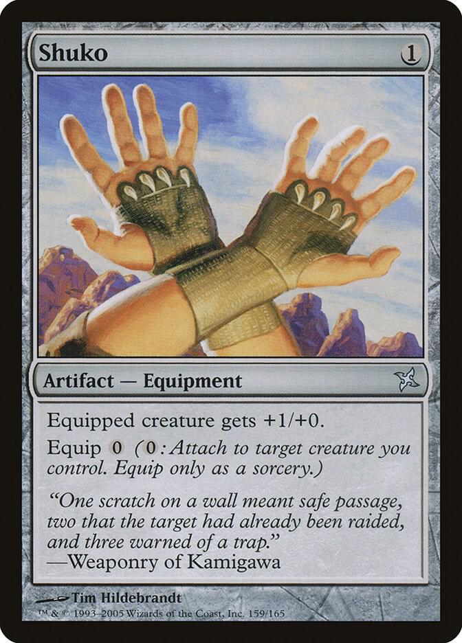 Shuko #159 Betrayers of Kamigawa NM