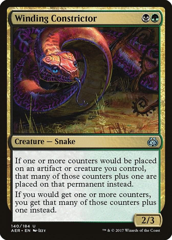 Winding Constrictor #140 Aether Revolt NM
