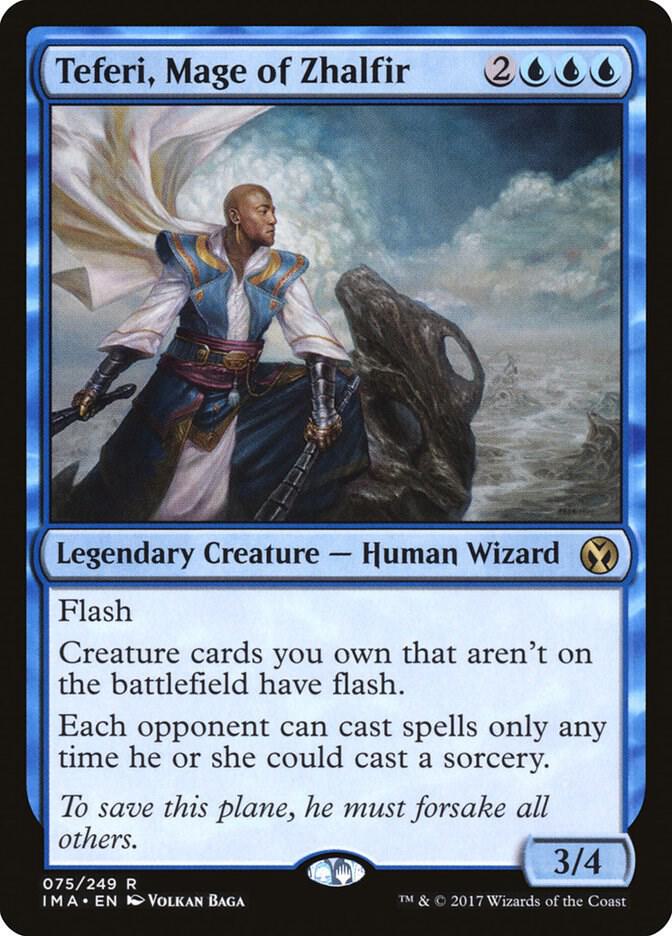 Teferi, Mage of Zhalfir #75 Iconic Masters NM