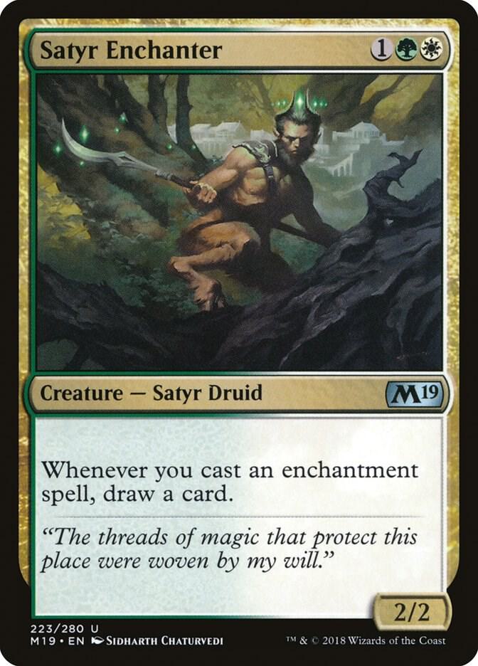 Satyr Enchanter #223 Core Set 2019 NM