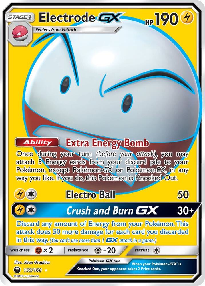 Electrode GX (Full Art) 155/168 Holo SM - Celestial Storm NM