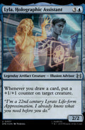 Lyla, Holographic Assistant #7 Foil Marvel's Spider-Man: Eternal-Legal NM