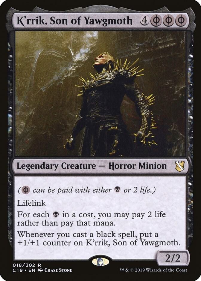 Krrik Son of Yawgmoth #18 Commander 2019 NM