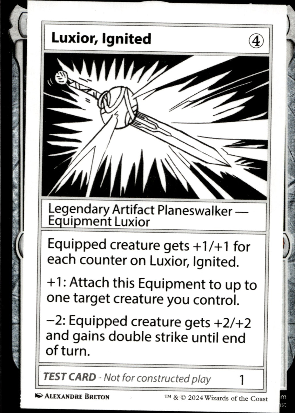 Luxior, Ignited # Mystery Booster 2 Playtest Cards NM
