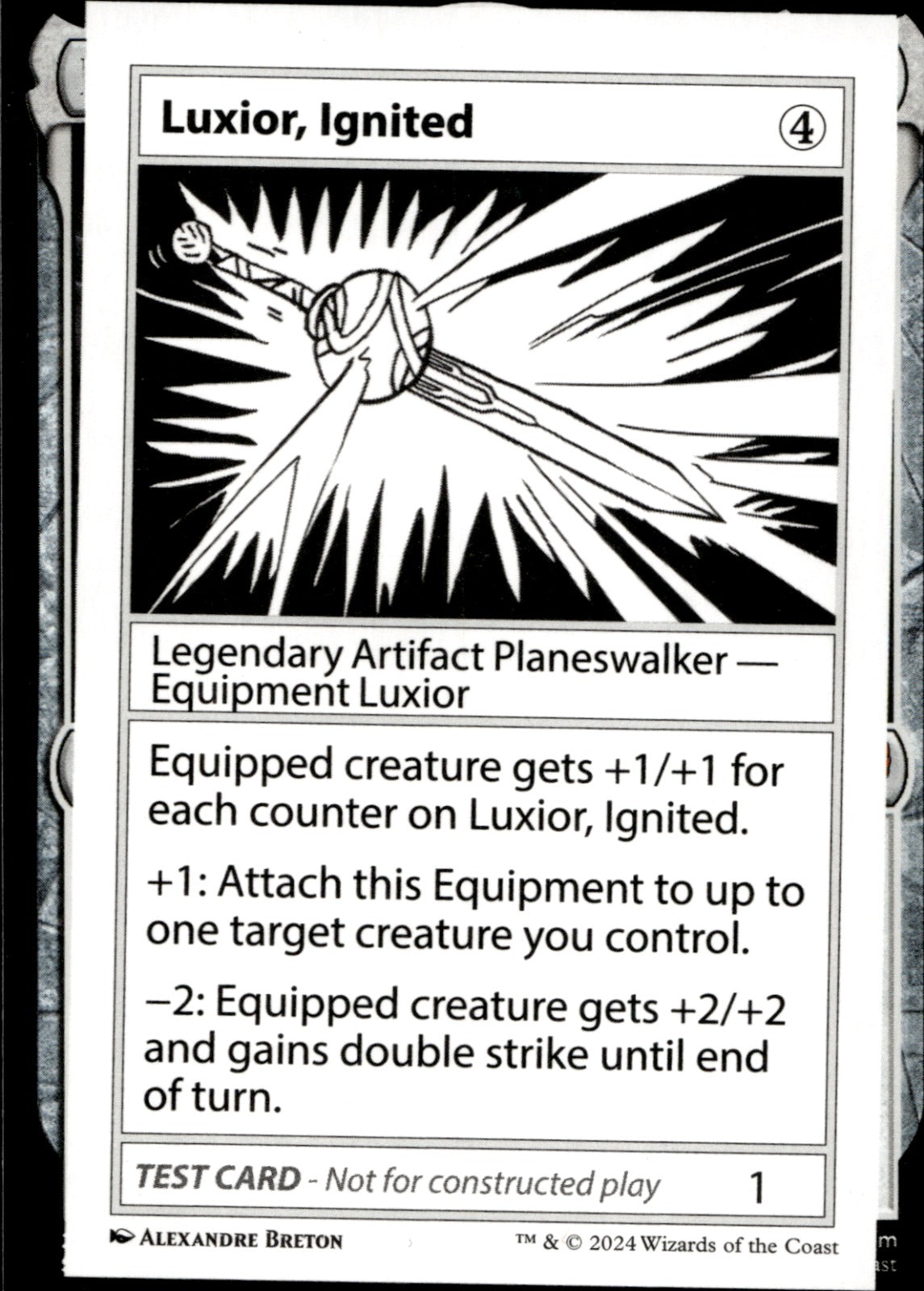 Luxior, Ignited # Mystery Booster 2 Playtest Cards NM