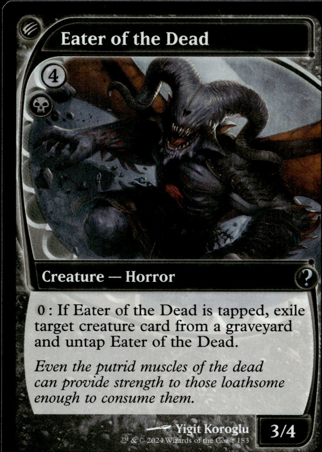 Eater of the Dead (Future Sight) #183 Foil Mystery Booster 2 NM