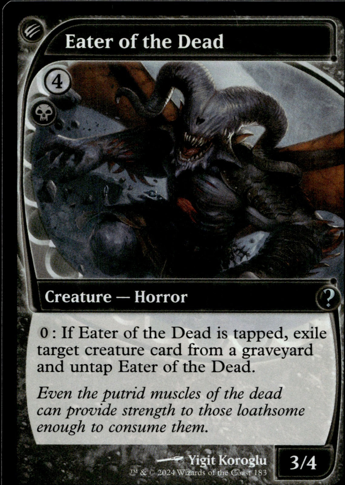 Eater of the Dead (Future Sight) #183 Foil Mystery Booster 2 NM