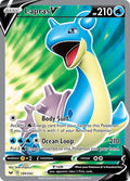 Lapras V (Full Art) 189/202 Holo SWSH01: Sword & Shield Base Set NM
