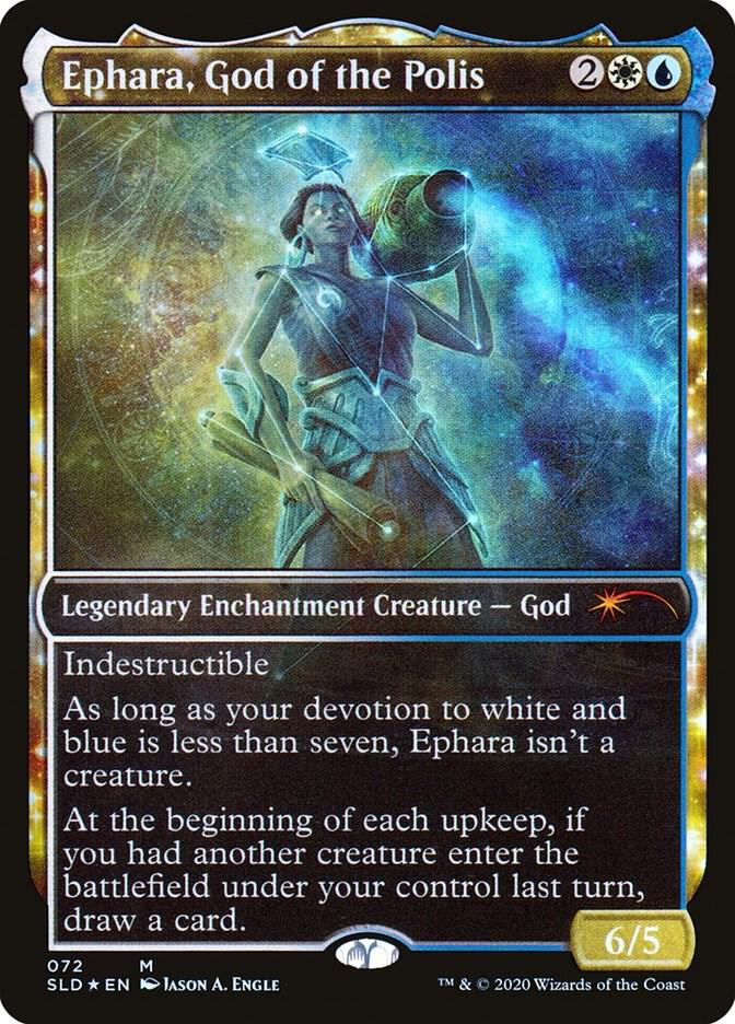 Ephara God of the Polis #72 Foil Secret Lair Drop Series NM