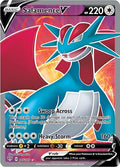 Salamence V (Full Art) 185/189 Holo SWSH03: Darkness Ablaze NM