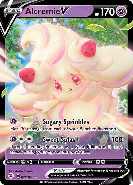 Alcremie V 22/73 Holo Champion's Path NM