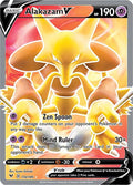 Alakazam V (Full Art) 172/185 Holo SWSH04: Vivid Voltage NM
