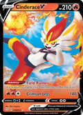 Cinderace V 018/072 Holo Shining Fates NM