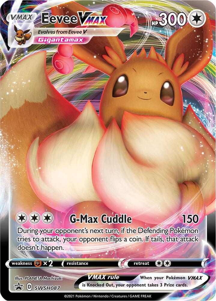 Eevee VMAX SWSH087 Holo SWSH: Sword & Shield Promo Cards NM