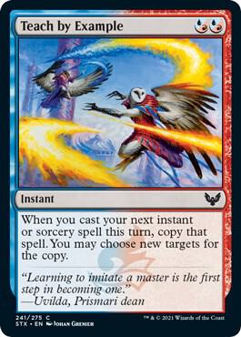 Teach by Example #241 Strixhaven: School of Mages NM