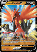 Galarian Zapdos V 080/198 Holo SWSH06: Chilling Reign NM
