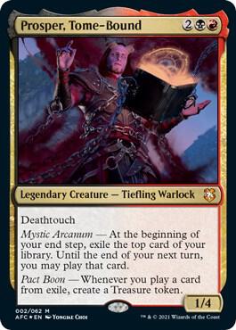 Prosper, Tome-Bound #2 Foil Commander: Adventures in the Forgotten Realms NM