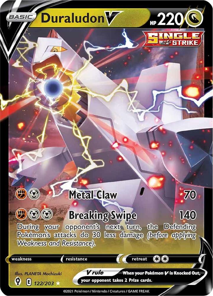 Duraludon V 122/203 Holo SWSH07: Evolving Skies NM
