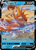 Kingler V 028/172 Holo SWSH09: Brilliant Stars NM