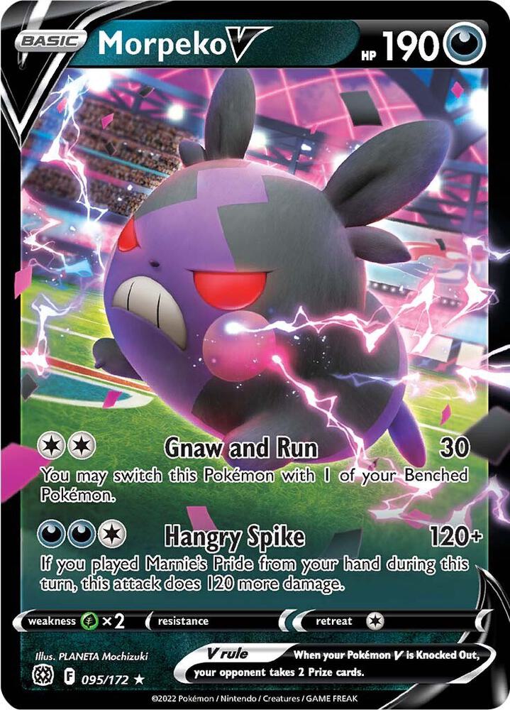 Morpeko V 095/172 Holo SWSH09: Brilliant Stars NM