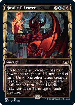 Hostile Takeover (Showcase) #310 Foil Streets of New Capenna NM