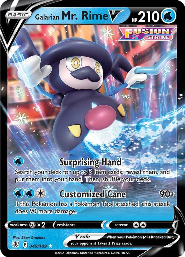 Galarian Mr. Rime V 049/189 Holo SWSH10: Astral Radiance NM