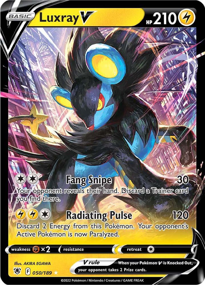 Luxray V 050/189 Holo SWSH10: Astral Radiance NM