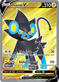 Luxray V (Full Art) 168/189 Holo SWSH10: Astral Radiance NM