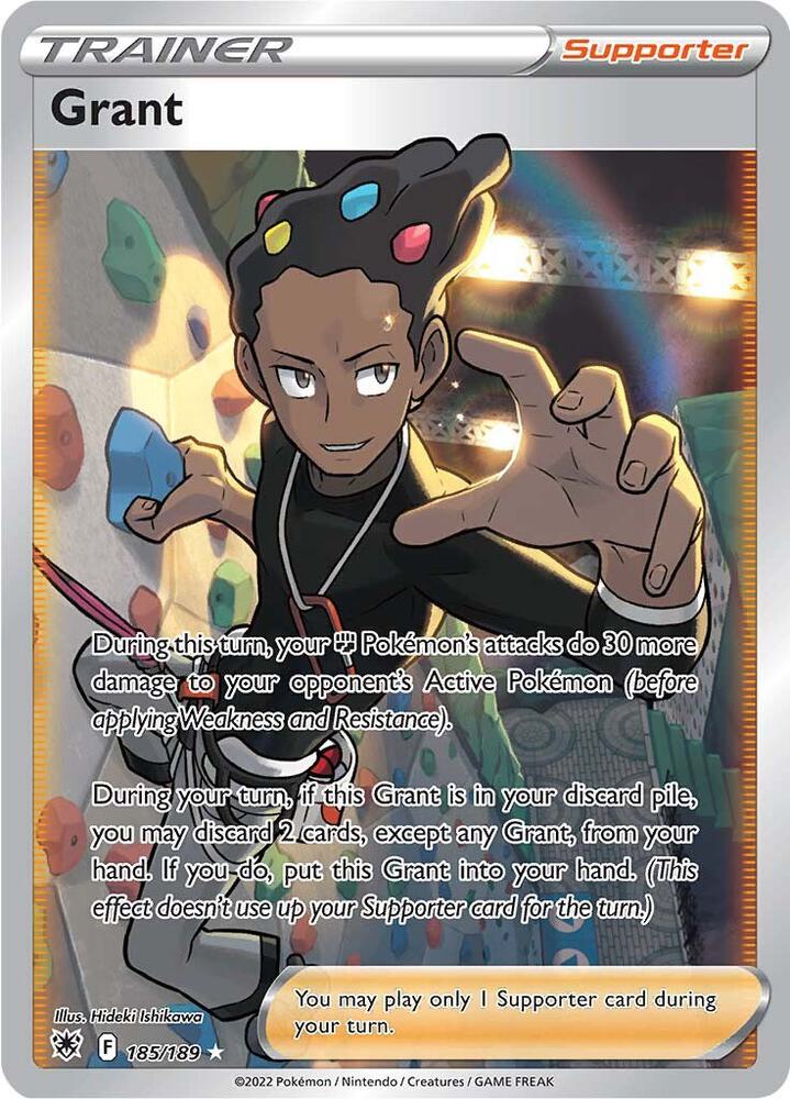 Grant (Full Art) 185/189 Holo SWSH10: Astral Radiance NM