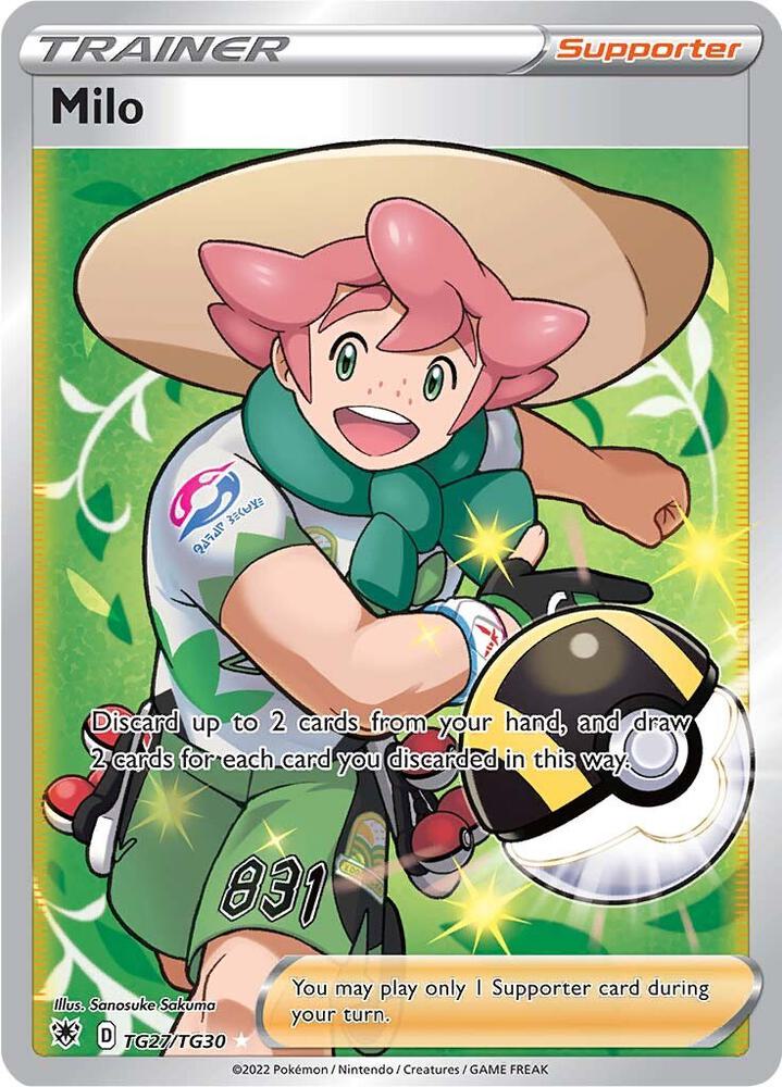Milo TG27/TG30 Holo SWSH10: Astral Radiance Trainer Gallery NM