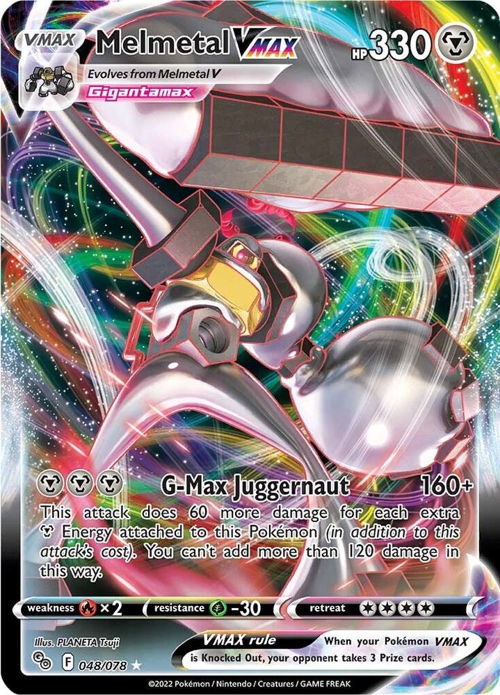Melmetal VMAX 048/078 Holo Pokemon GO NM