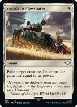 Swords to Plowshares #190 Universes Beyond: Warhammer 40,000 NM