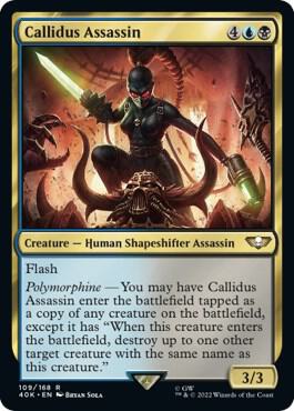 Callidus Assassin #109 Universes Beyond: Warhammer 40,000 NM