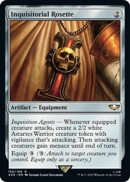 Inquisitorial Rosette #159 Universes Beyond: Warhammer 40,000 NM