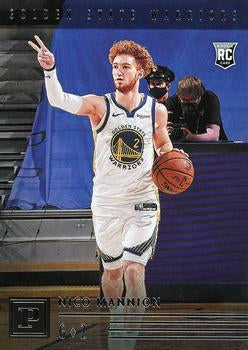 Nico Mannion #112 RC 2020-21 Panini Chronicles Base Golden State Warriors NM