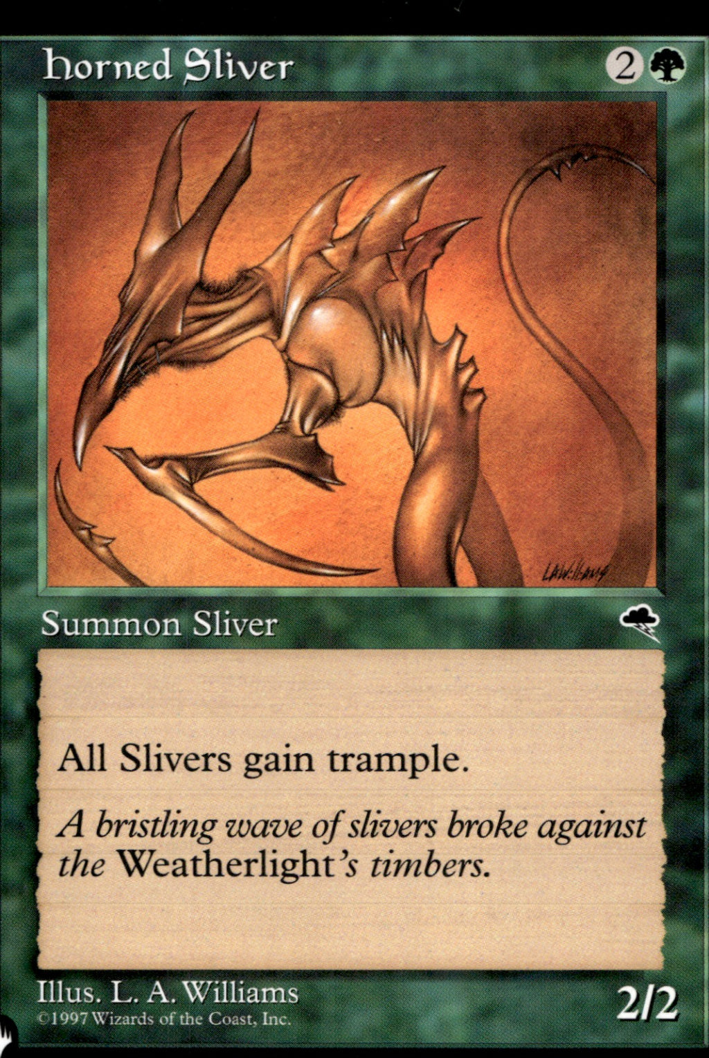 Horned Sliver #234 Tempest NM