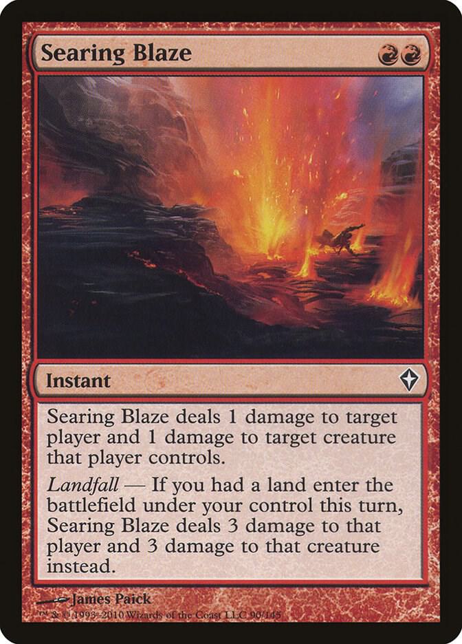 Searing Blaze #90 Worldwake NM