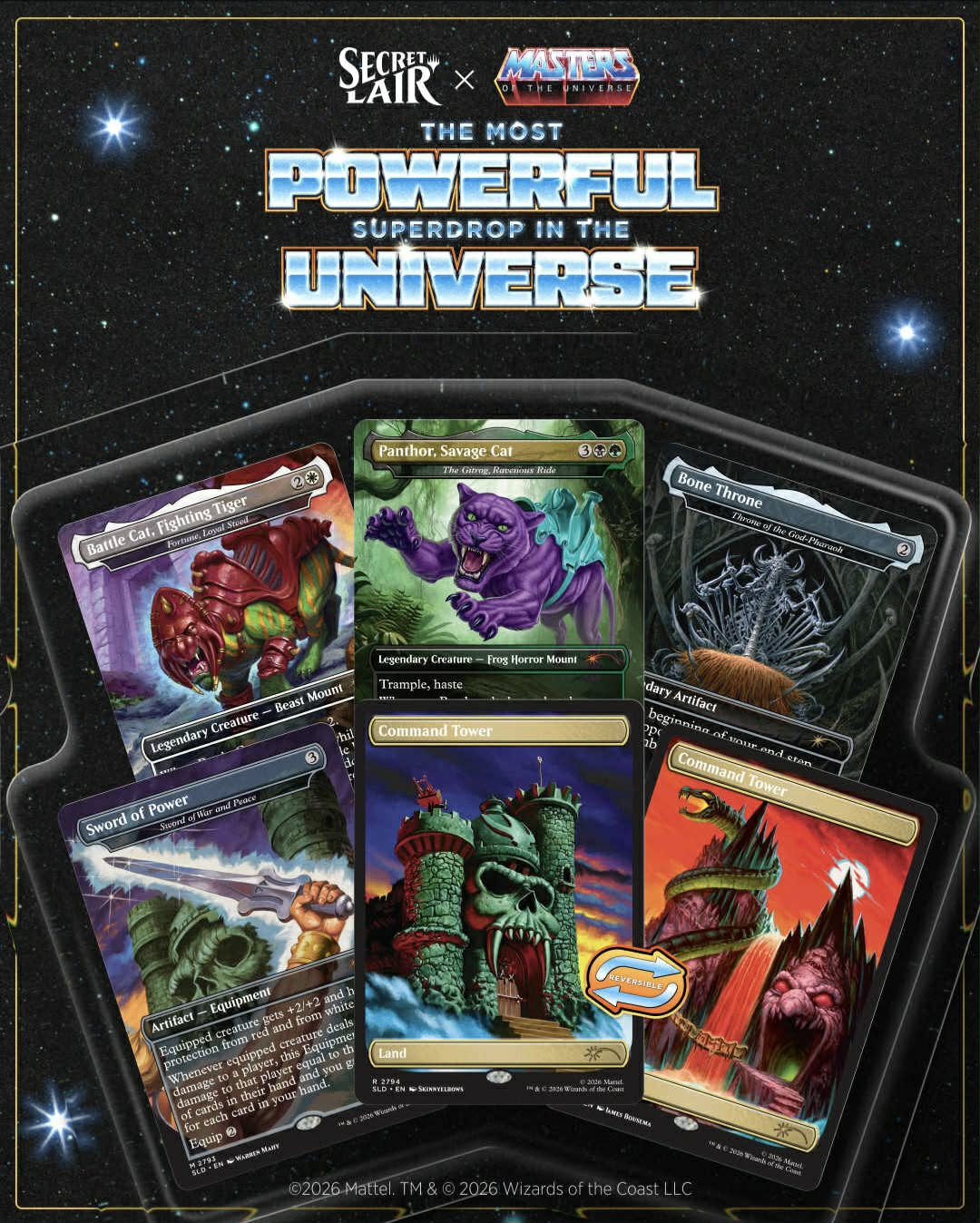 Magic the Gathering: Secret lair - Masters of the Universe: Sold Separately