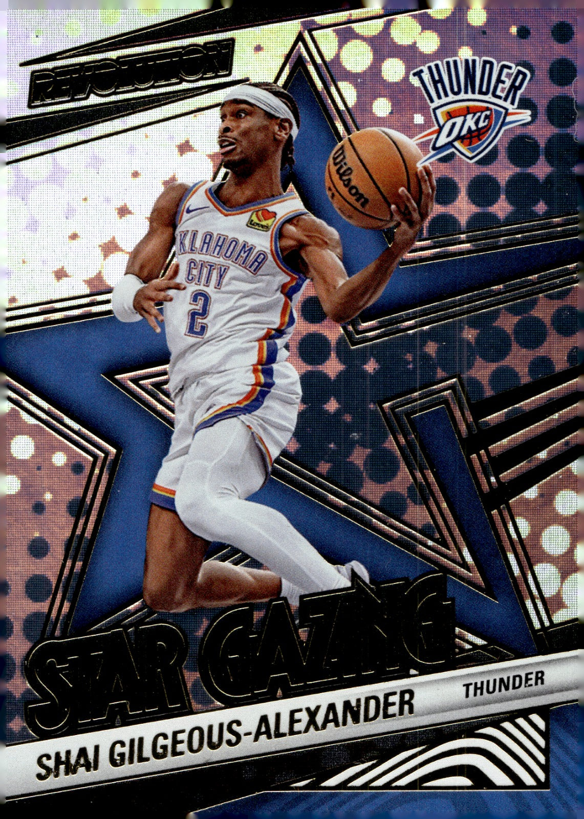 Shai Gilgeous-Alexander #5 2024-25 Panini Revolution Star Gazing Oklahoma City Thunder NM