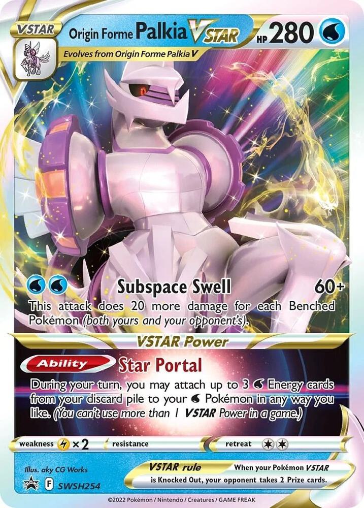 Origin Forme Palkia VSTAR SWSH254 Holo SWSH: Sword & Shield Promo Cards NM