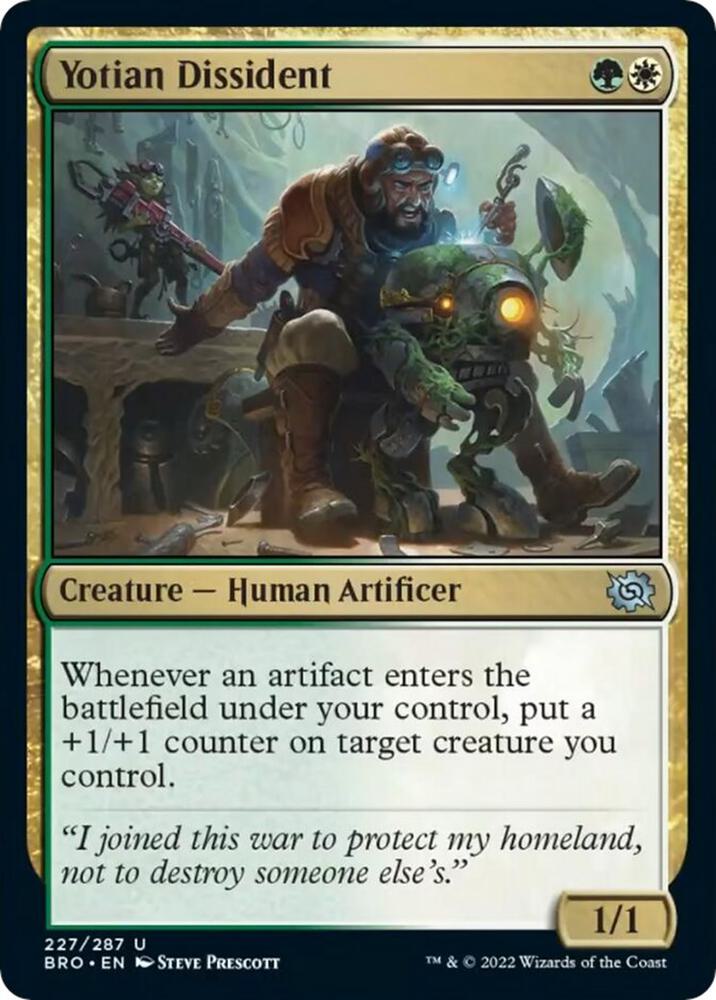 Yotian Dissident #227 Foil The Brothers' War NM