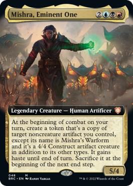Mishra, Eminent One (Extended Art) #48 Foil Commander: The Brothers' War NM