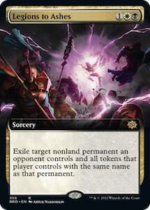 Legions to Ashes (Extended Art) #356 Foil The Brothers' War NM